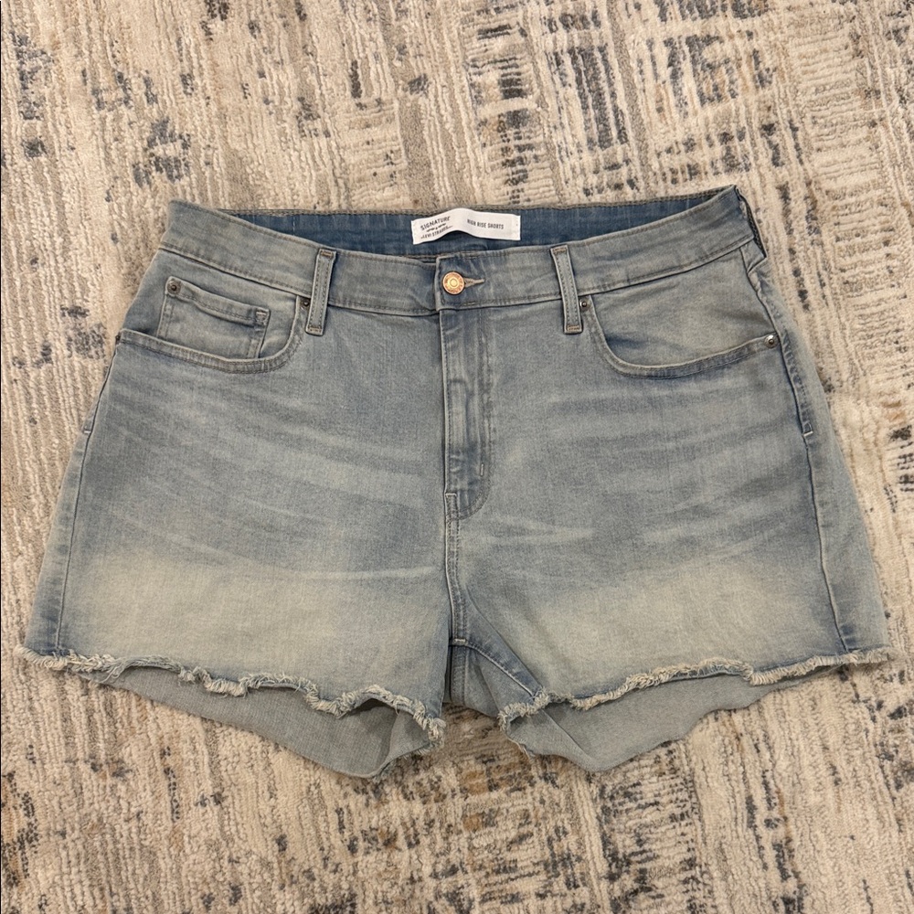 Signature by Levi Strauss Light Blue Jean Shorts
